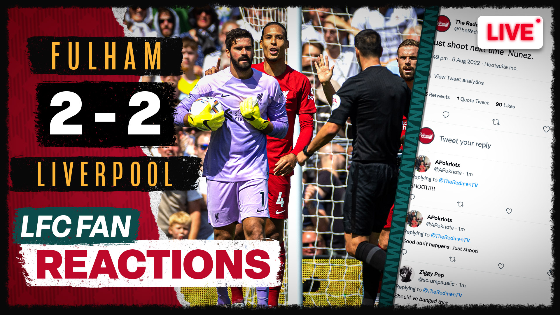 Fulham 2 2 Liverpool All Post Match Content The Redmen Tv