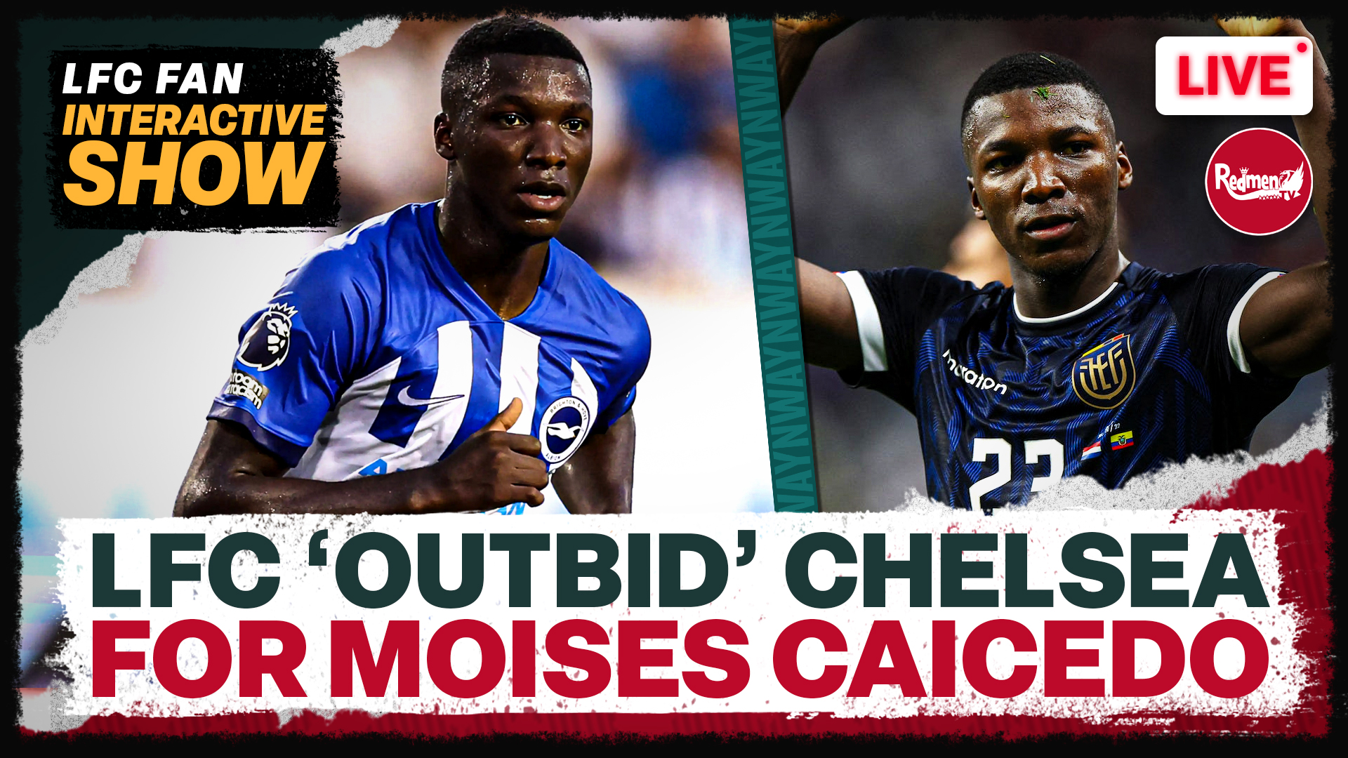 LIVERPOOL 'OUTBID' CHELSEA FOR MOISES CAICEDO!! | LFC Transfer News