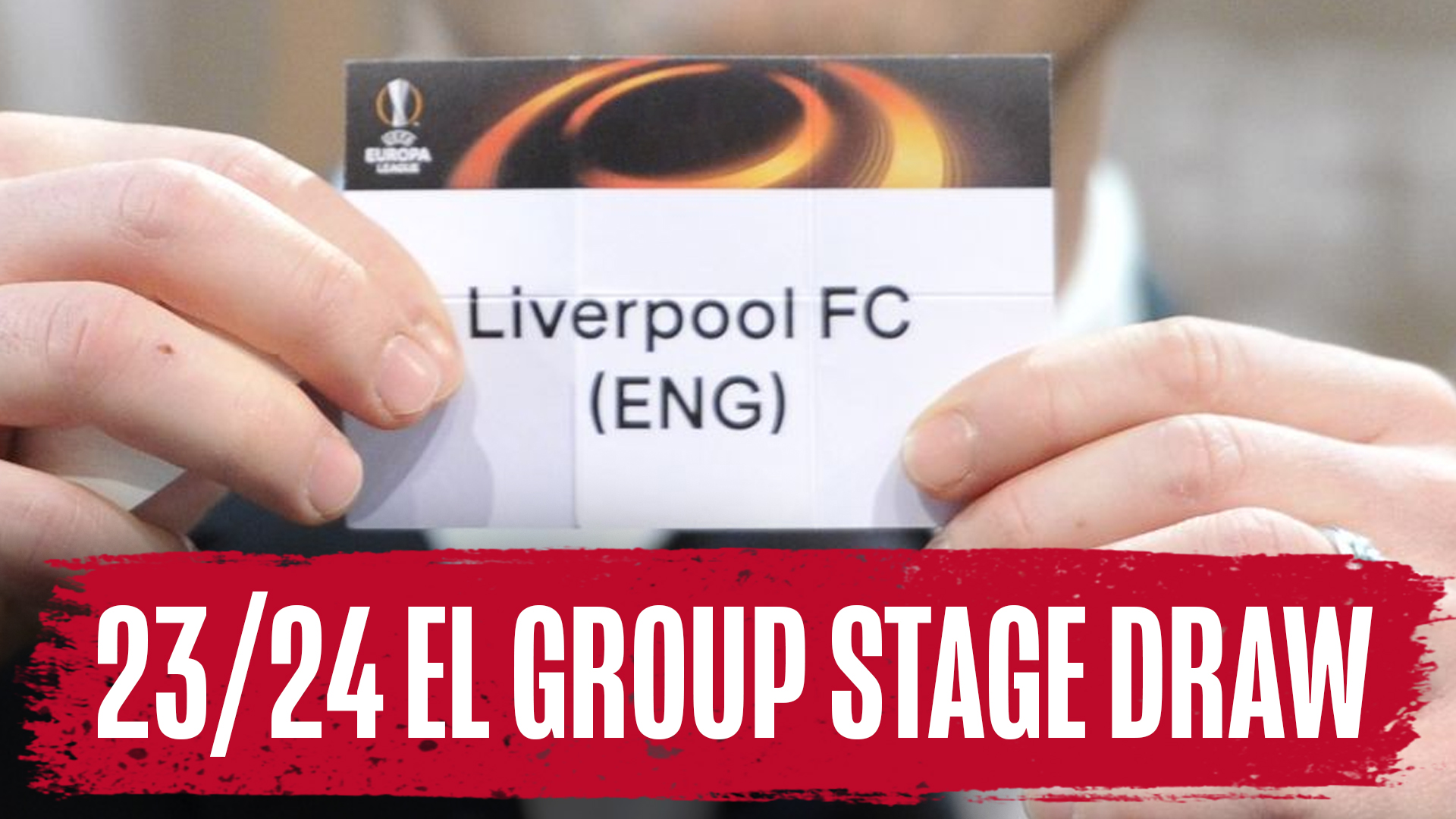23/24 Europa League Group Stage Draw Reaction LIVE The Redmen TV