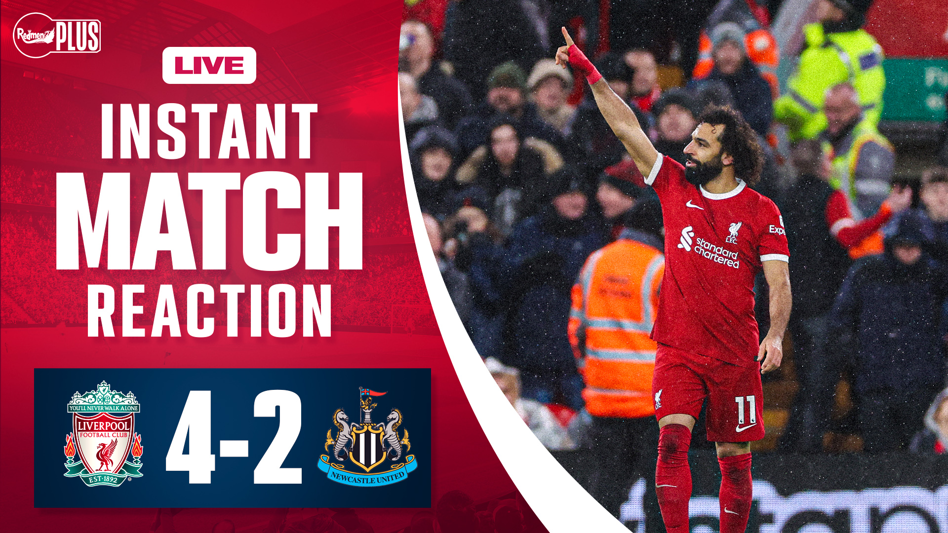 Liverpool 4-2 Newcastle | Instant Match Reaction - The Redmen TV